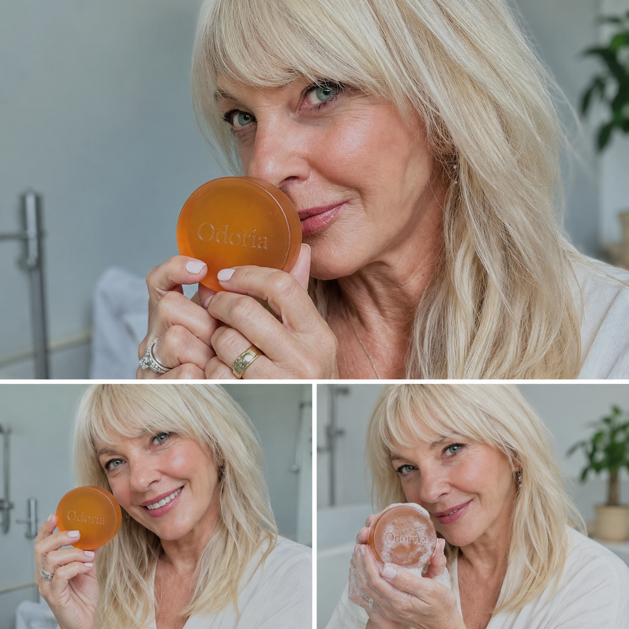 Geurverdrijvende zeep met kaki-extract