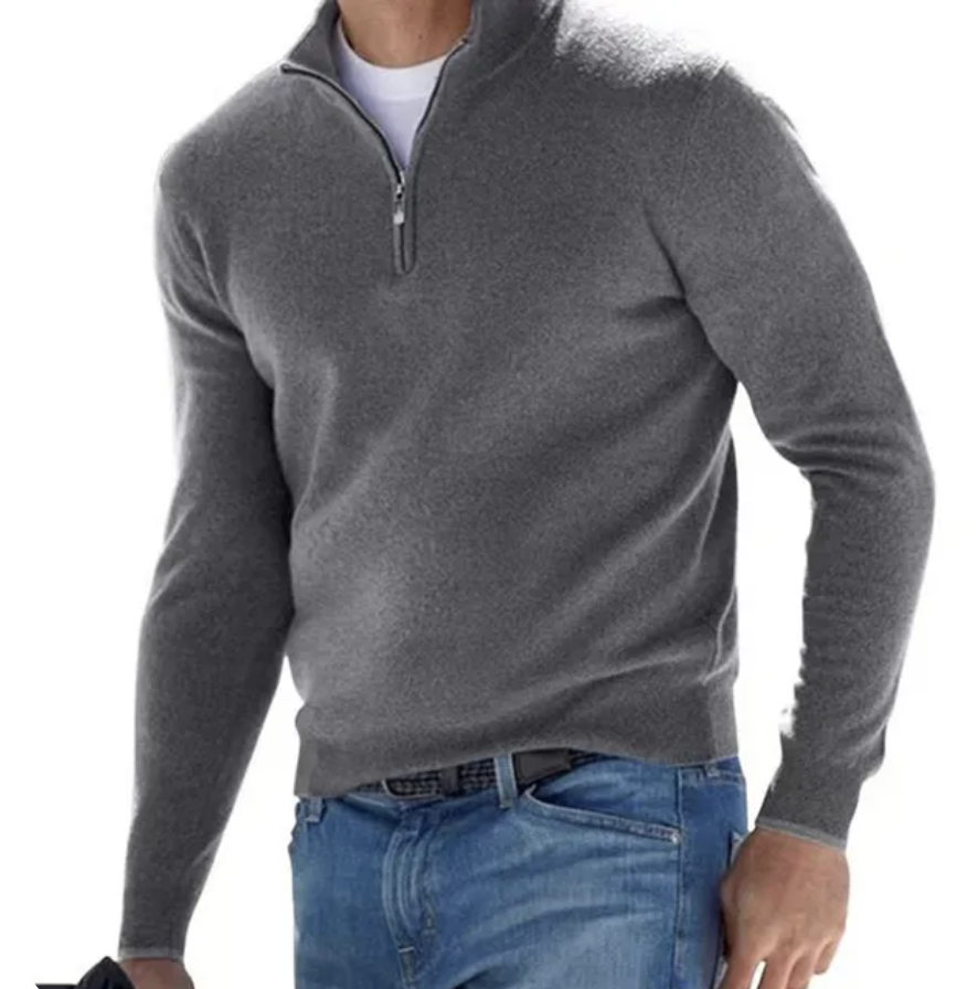 THE SANTORANI - HALFZIP SWEATER