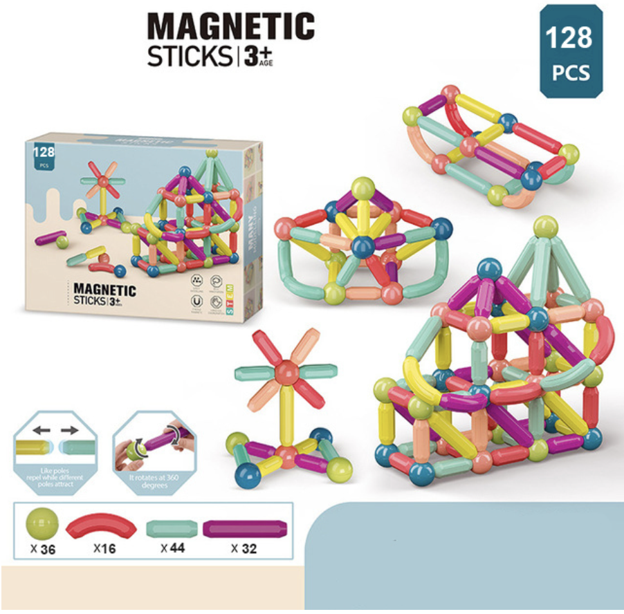 Magnetic Building Blocks™ | Educatieve Magnetisch Speelgoed Voor Kinderen