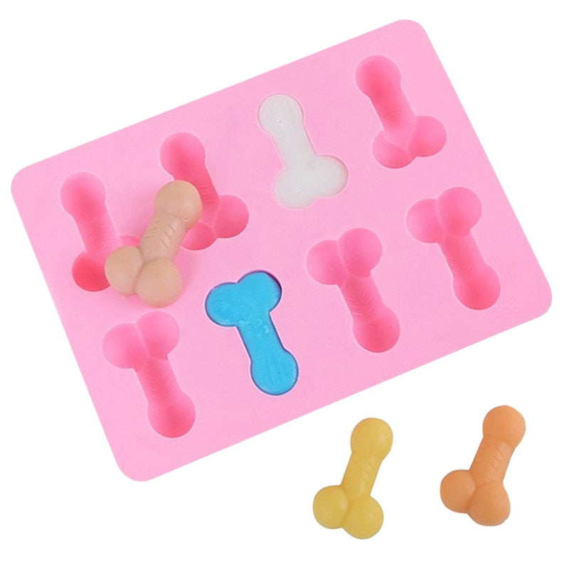 Realistische 3D penis ijsblokjes