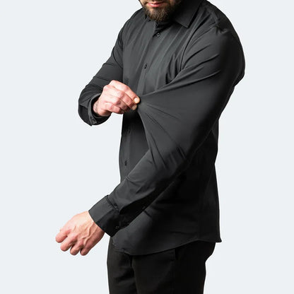 Kelvin™️ | Start Je Dag Sterk Met Ons Strijkvrije Overhemd met Lange Mouwen