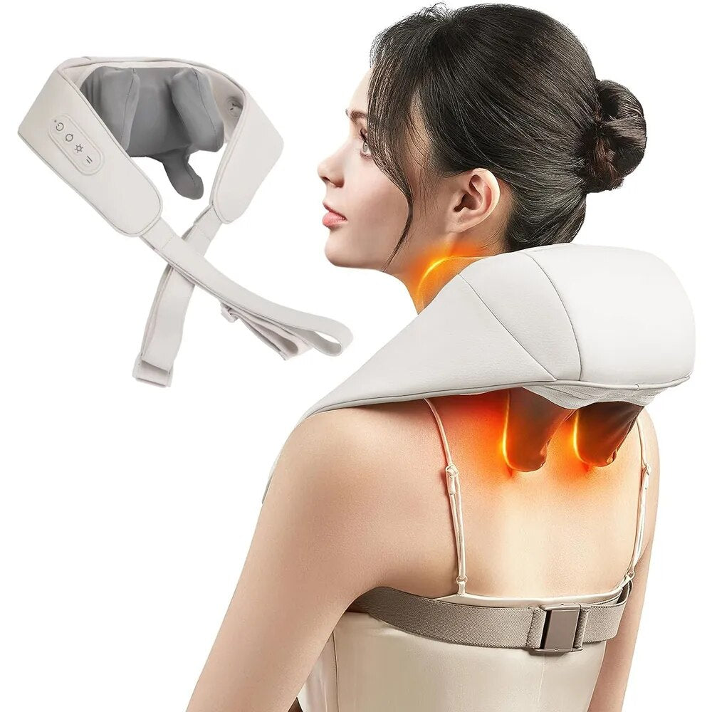 HeatKneeder™ | Therapeutisch Massageapparaat Voor Nek- En Schouderspanningen