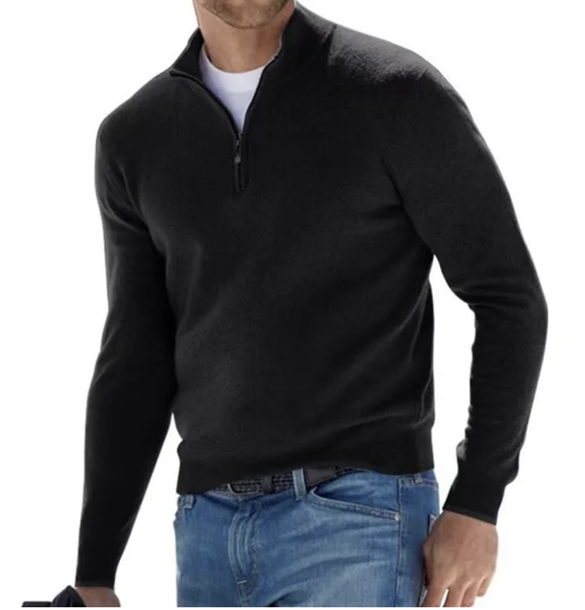THE SANTORANI - HALFZIP SWEATER
