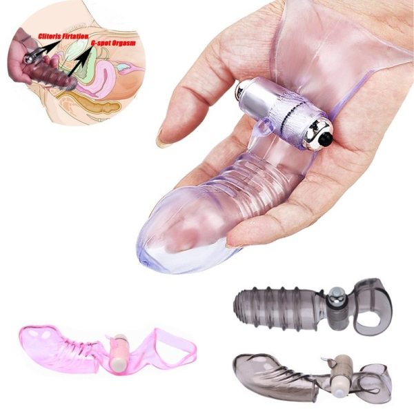 Vinger sleeve vibrator 1+1 gratis