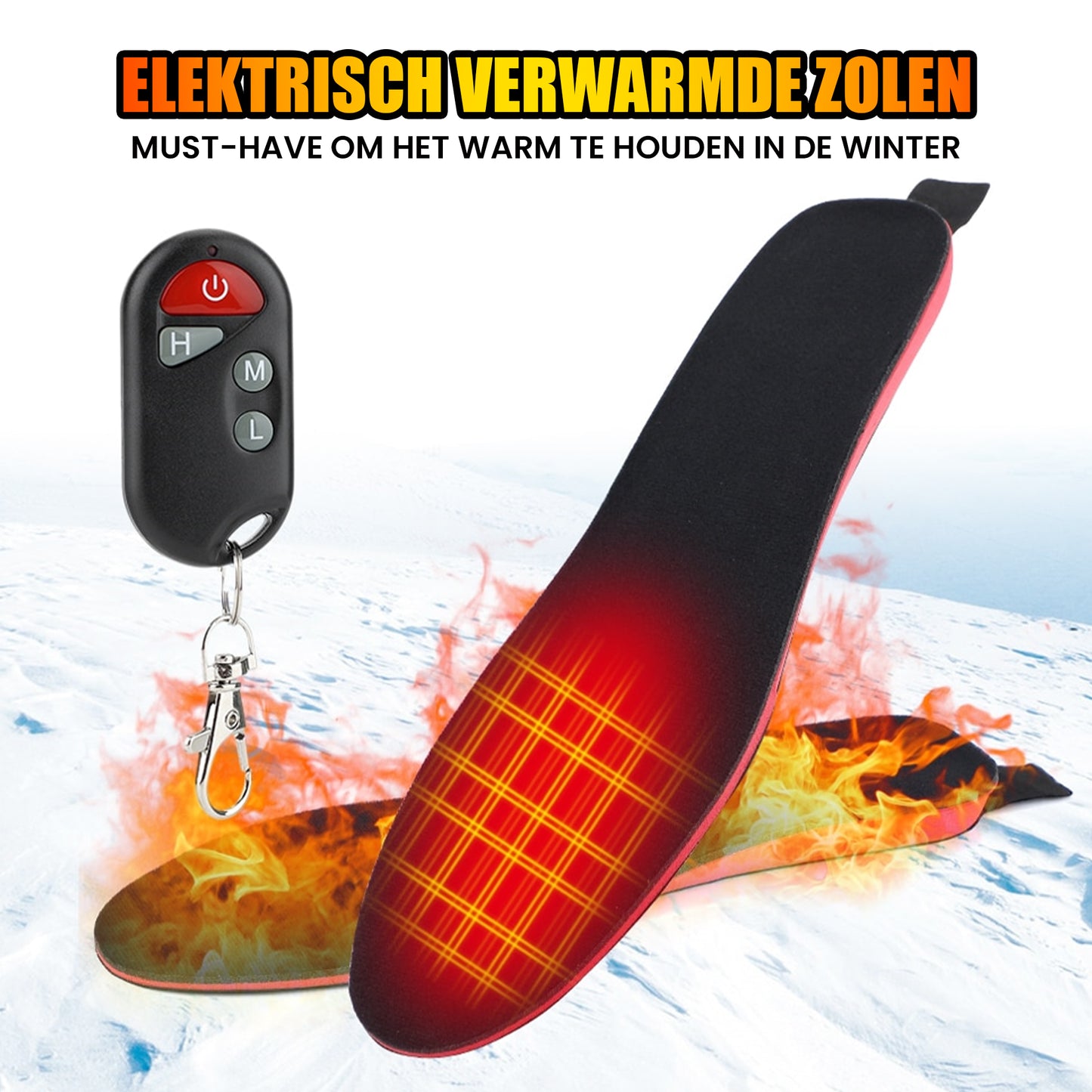 Elektrisch Verwarmde Zolen Met Oplaadbare Ingebouwde Accu Altijd Warme Voeten
