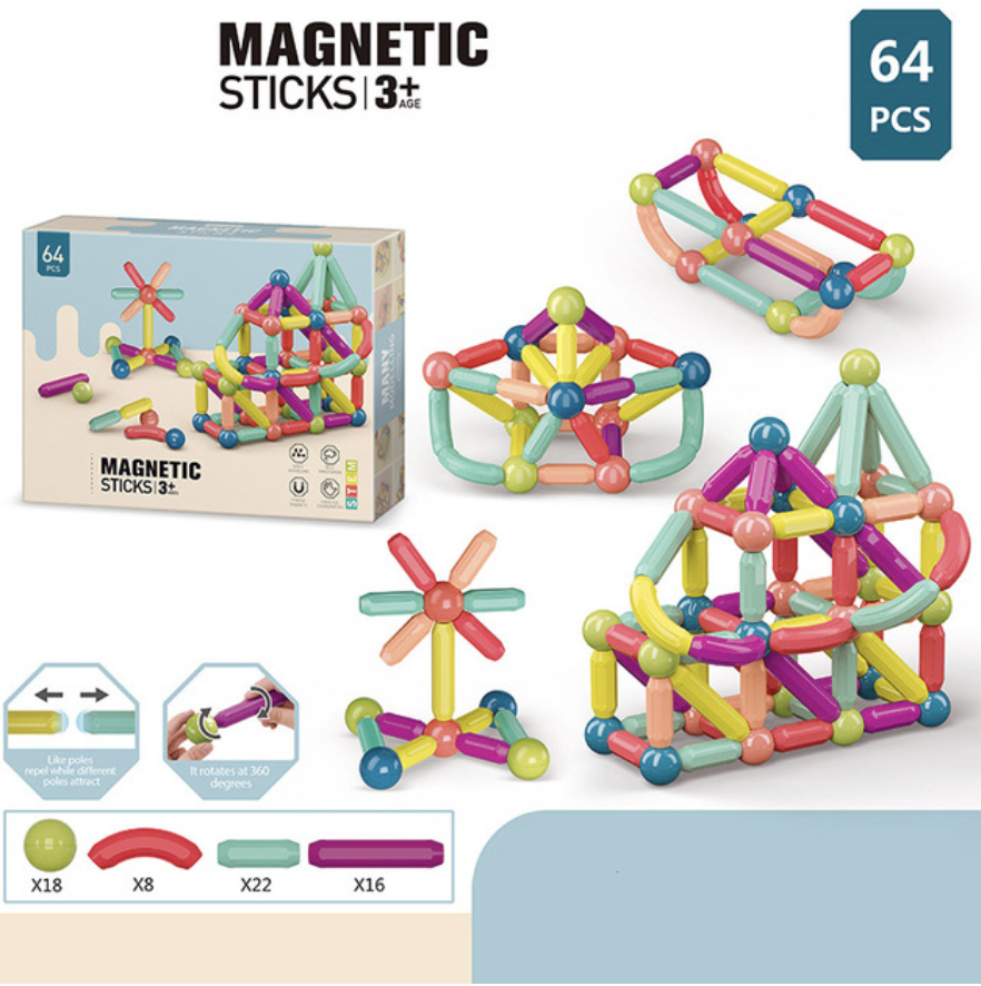 Magnetic Building Blocks™ | Educatieve Magnetisch Speelgoed Voor Kinderen