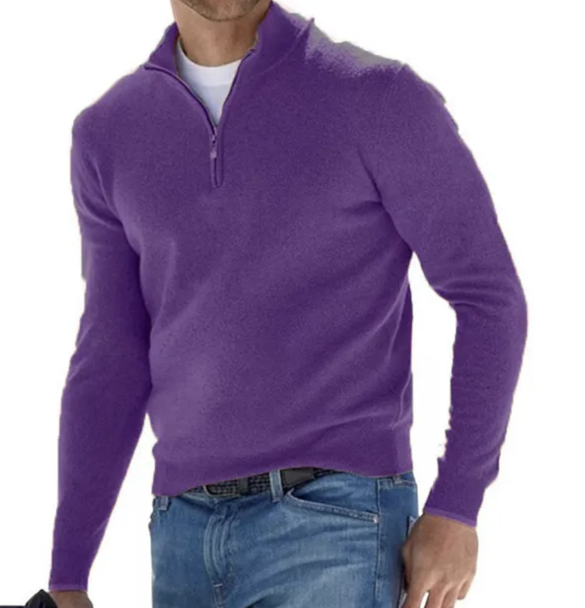 THE SANTORANI - HALFZIP SWEATER