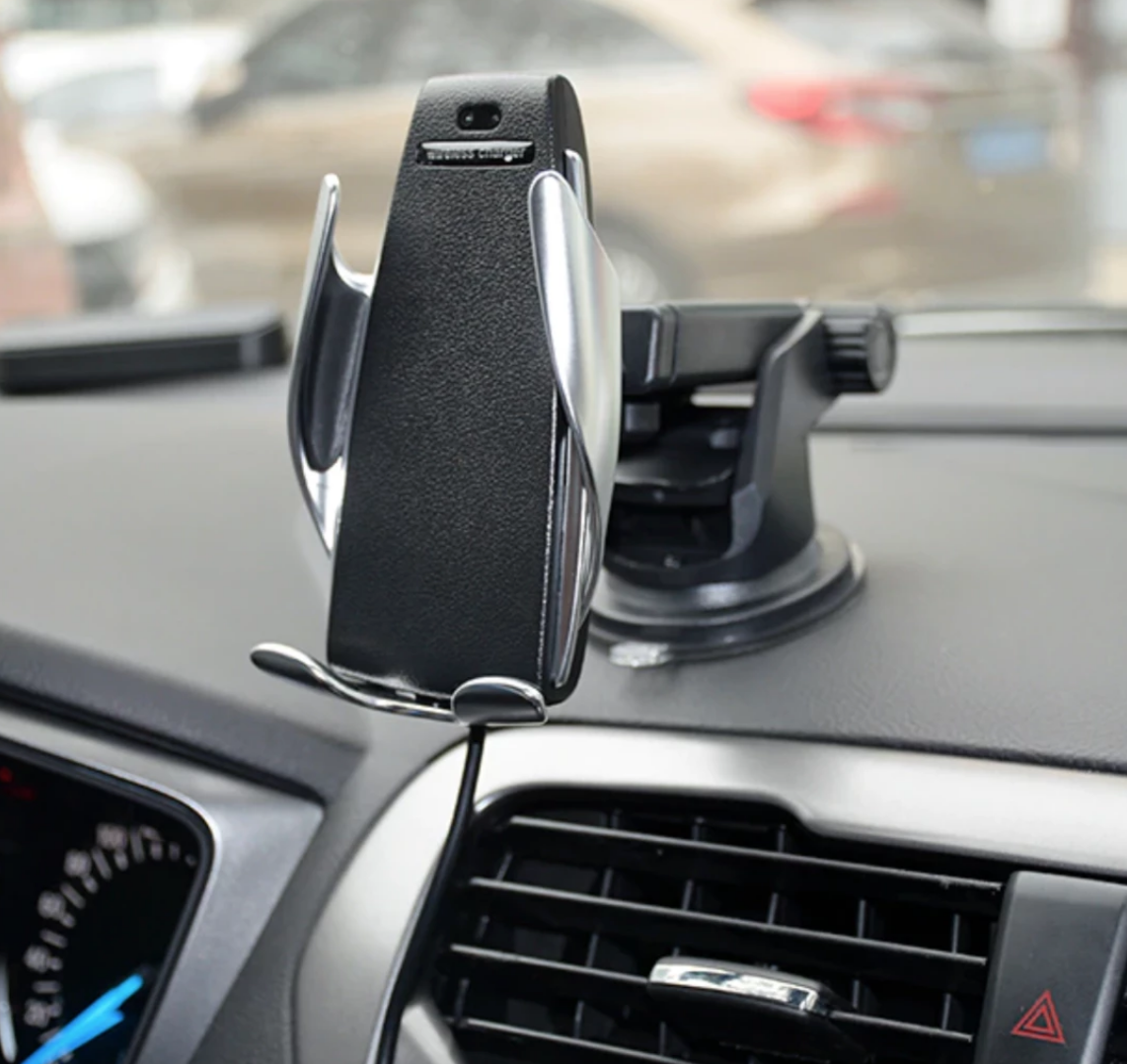 PREMIUM - Automatisch Klemmende Telefoonhouder | Draadloze oplader