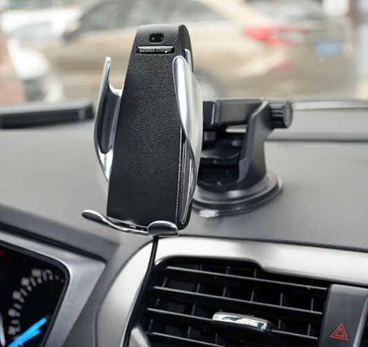 PREMIUM - Automatisch Klemmende Telefoonhouder | Draadloze oplader