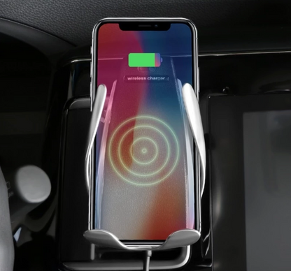 PREMIUM - Automatisch Klemmende Telefoonhouder | Draadloze oplader