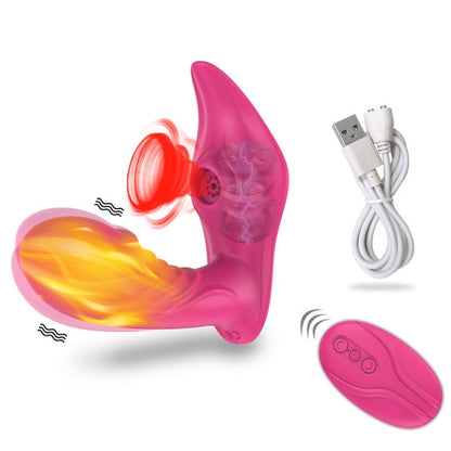 Draadloze Zuig Vibrator