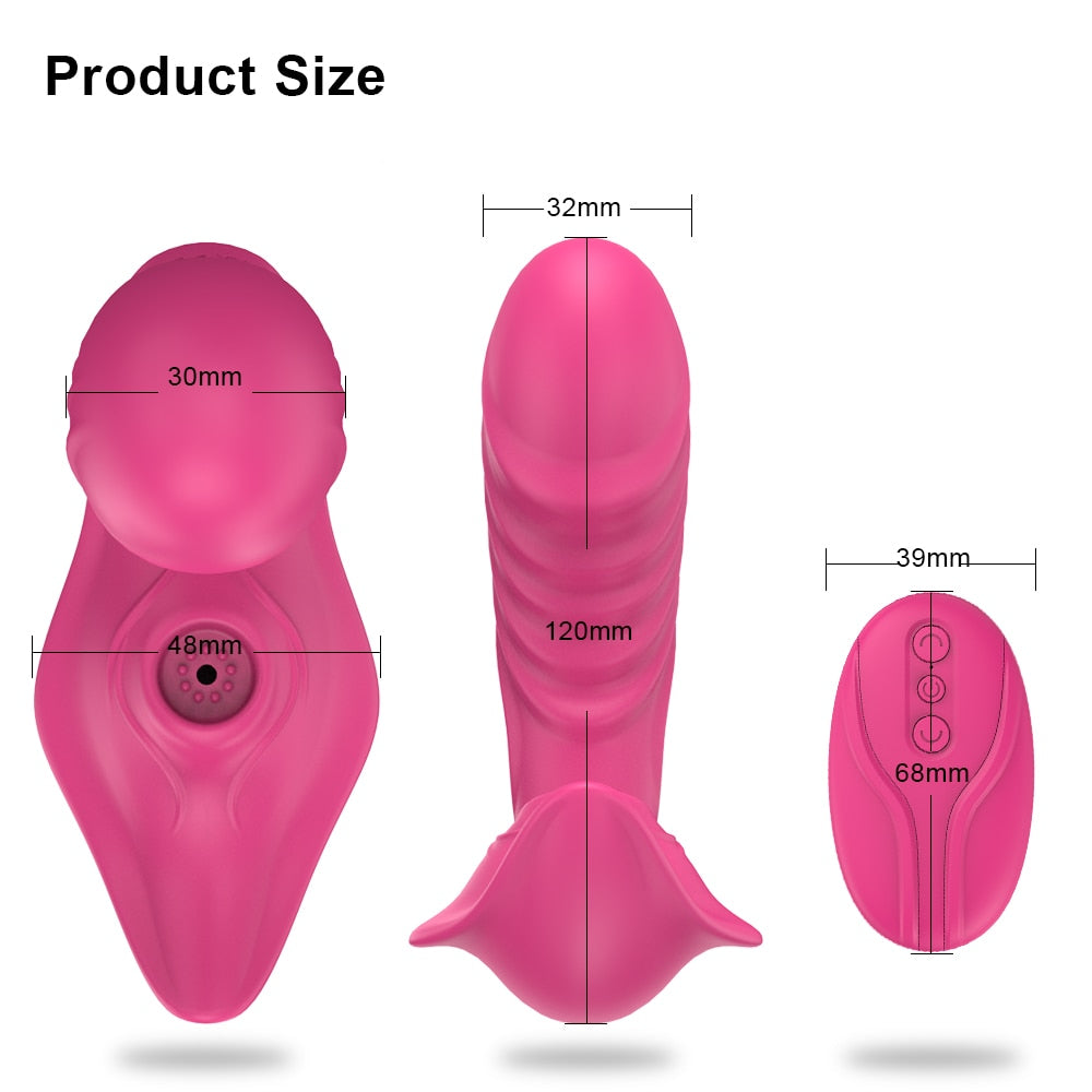 Draadloze Zuig Vibrator