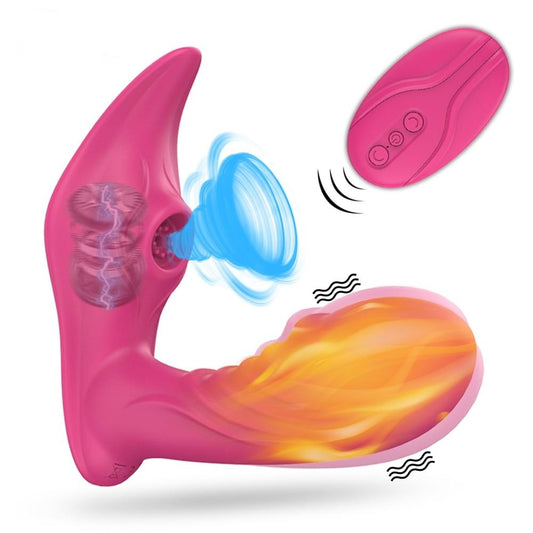 Draadloze Zuig Vibrator