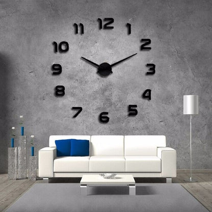 Grote moderne 3D wandklok
