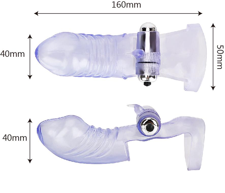 Vinger sleeve vibrator 1+1 gratis
