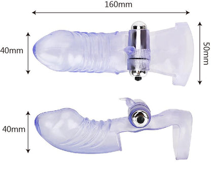 Vinger sleeve vibrator 1+1 gratis