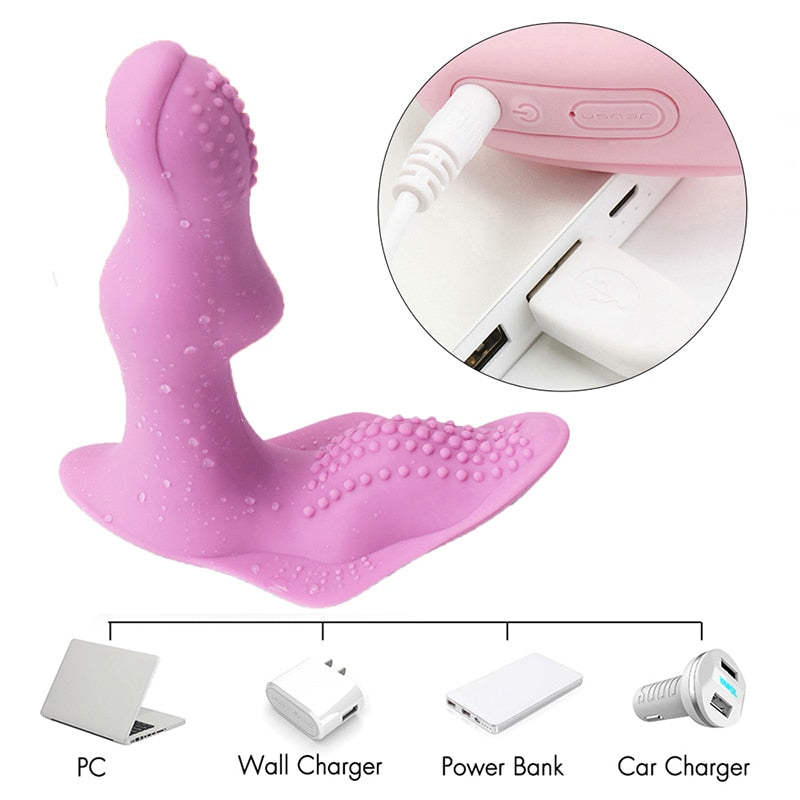 Draagbare vlinder vibrator
