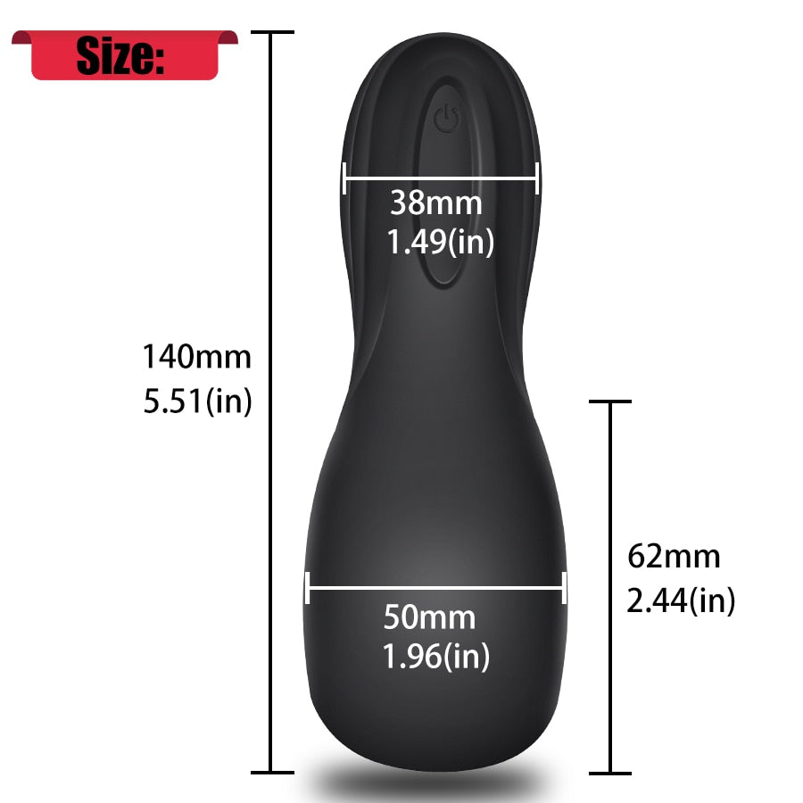 Penis vibrator voor mannen (10 verschillende standen)