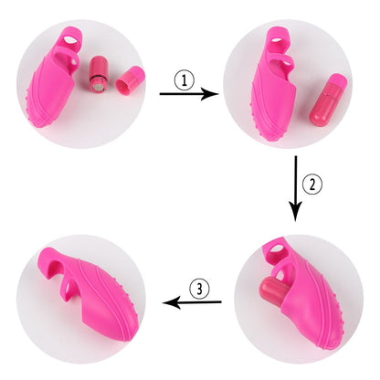 Dansende vinger vibrator (inclusief batterij)